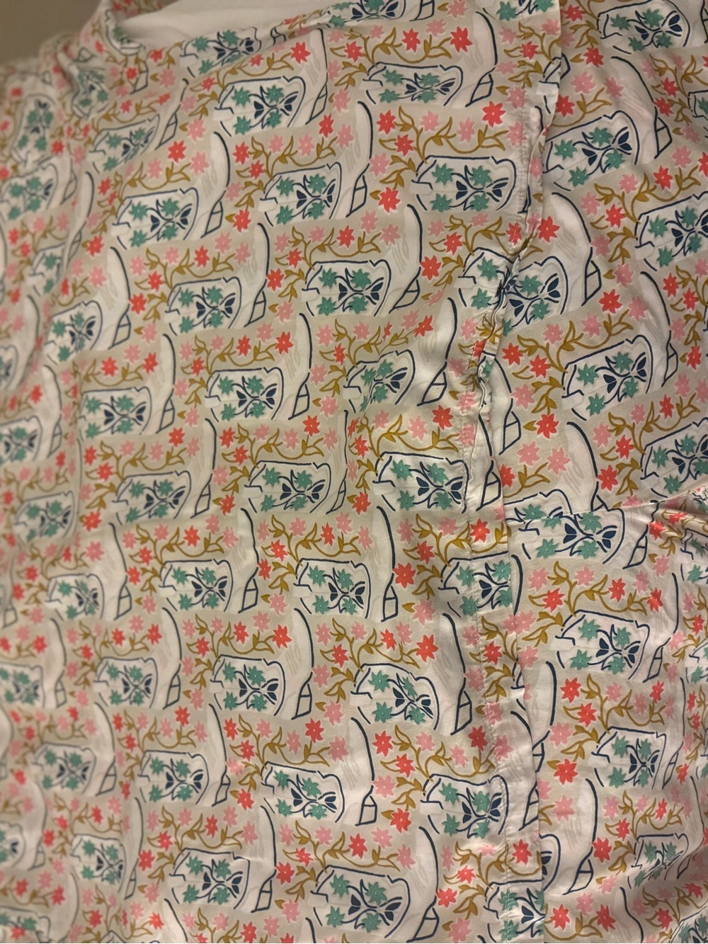 Anthropologie Printfresh Eco Satin Rhinestone Cowgirl set. XL EUC - Picture 9 of 9